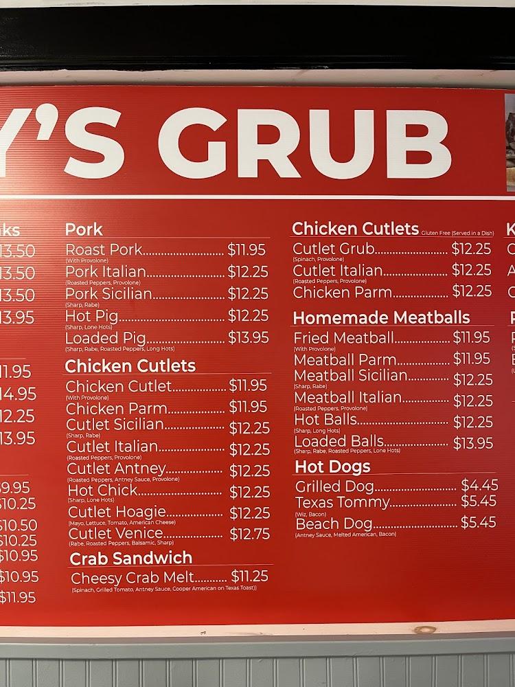 Antneys grub Menu image 4